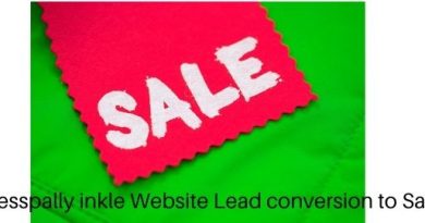 Website Lead conversion to Sales