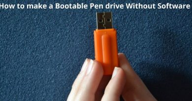 How to make a Bootable Pen drive Without Software