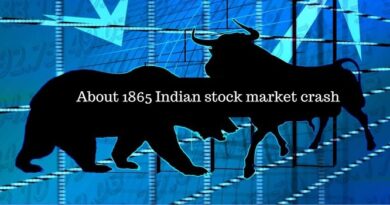About 1865 Indian stock market crash